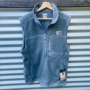 The North Face Men's Gordon Lyons Full Zip Vest Gray Large New